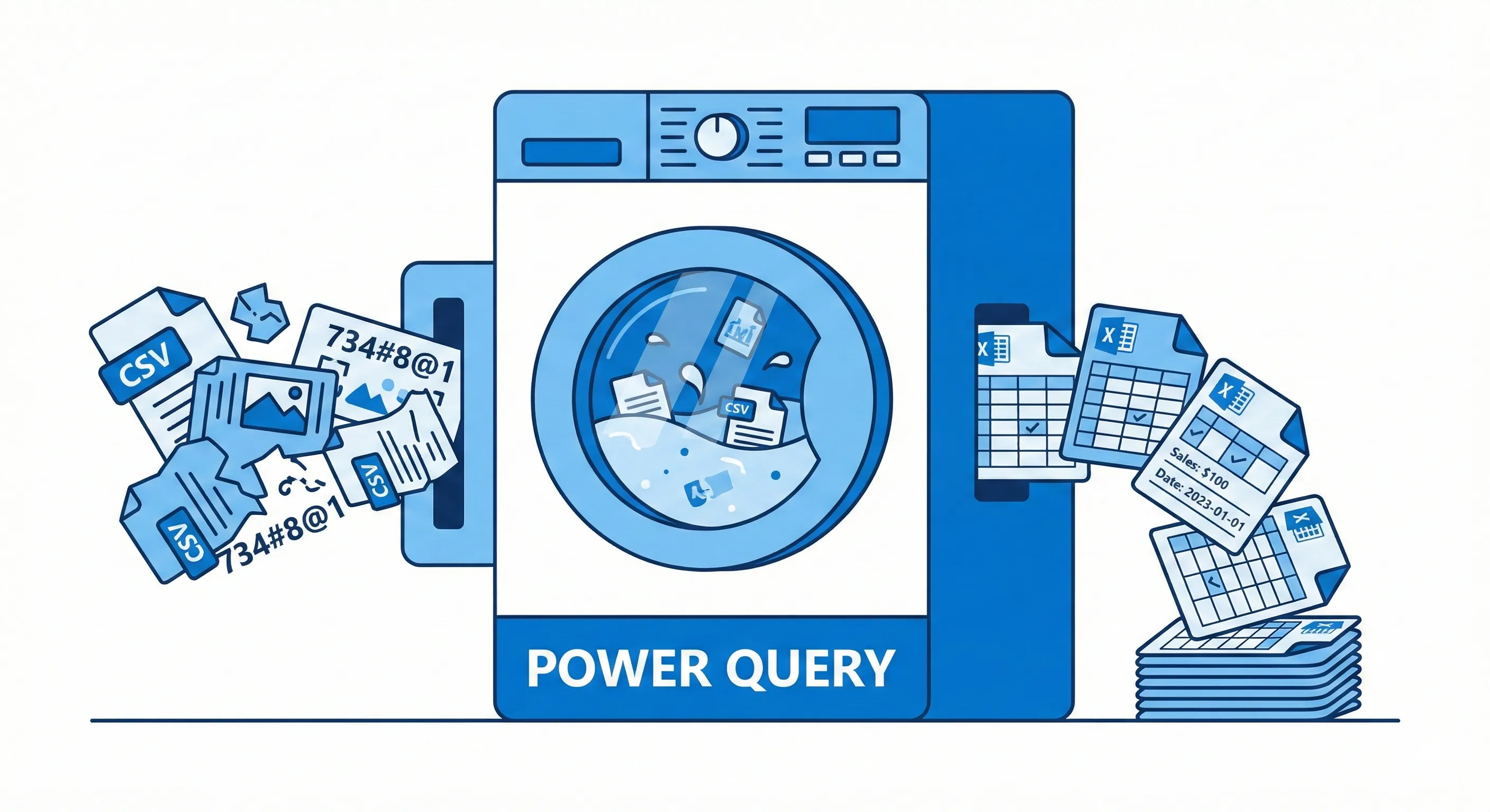 The Data Washing Machine: Dirty Data In, Clean Tables Out